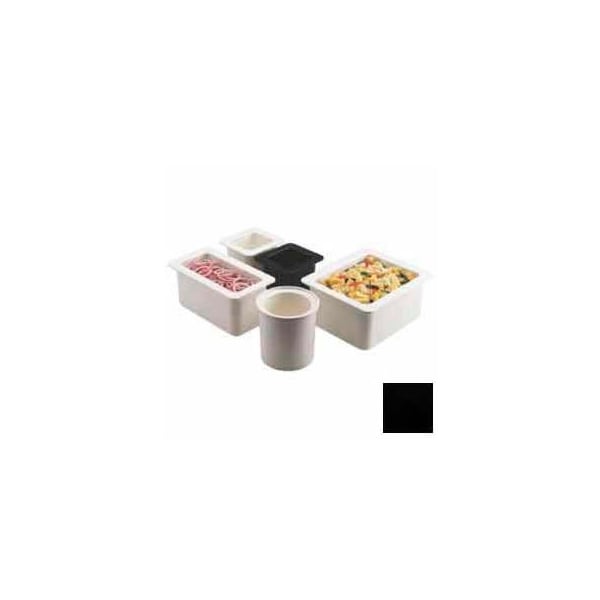 Cambro 66CF110 - ColdFest Food Pan, 1/6 Size, 6" Deep, Stackable, Black